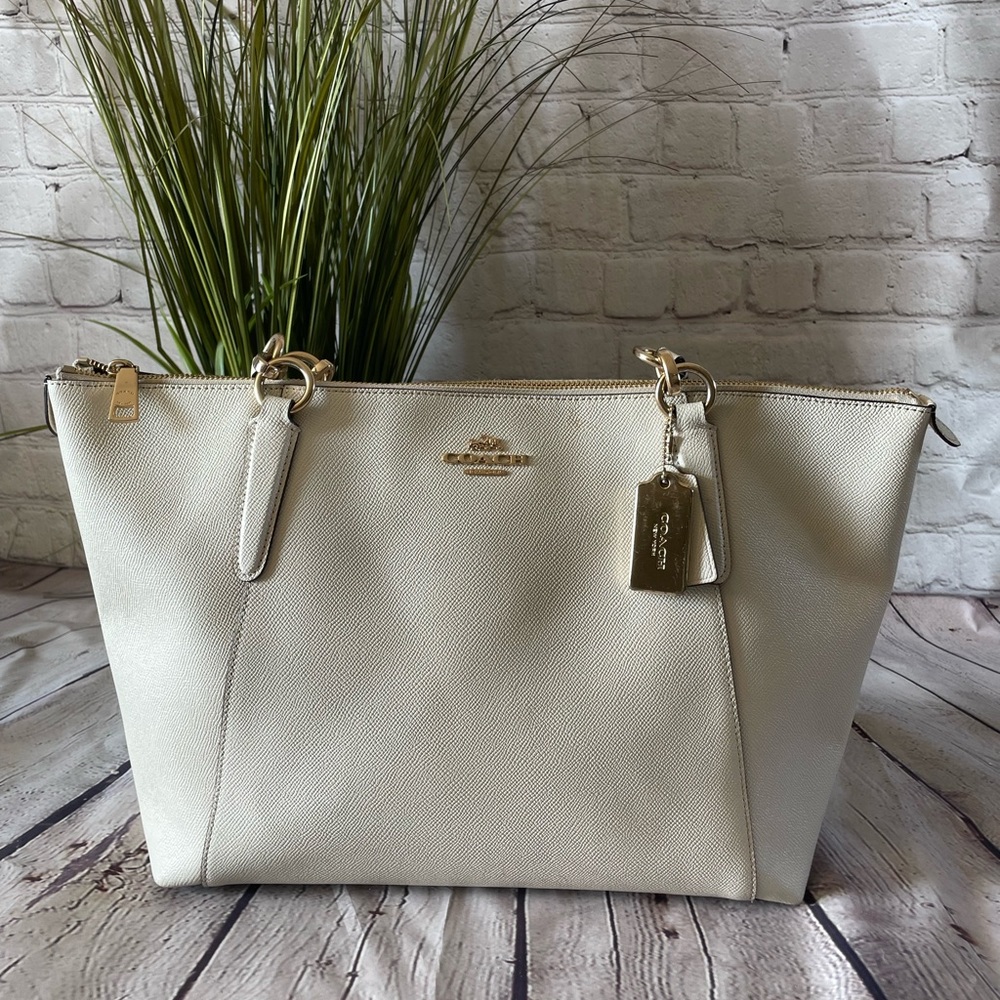Coach Zip Top Tote